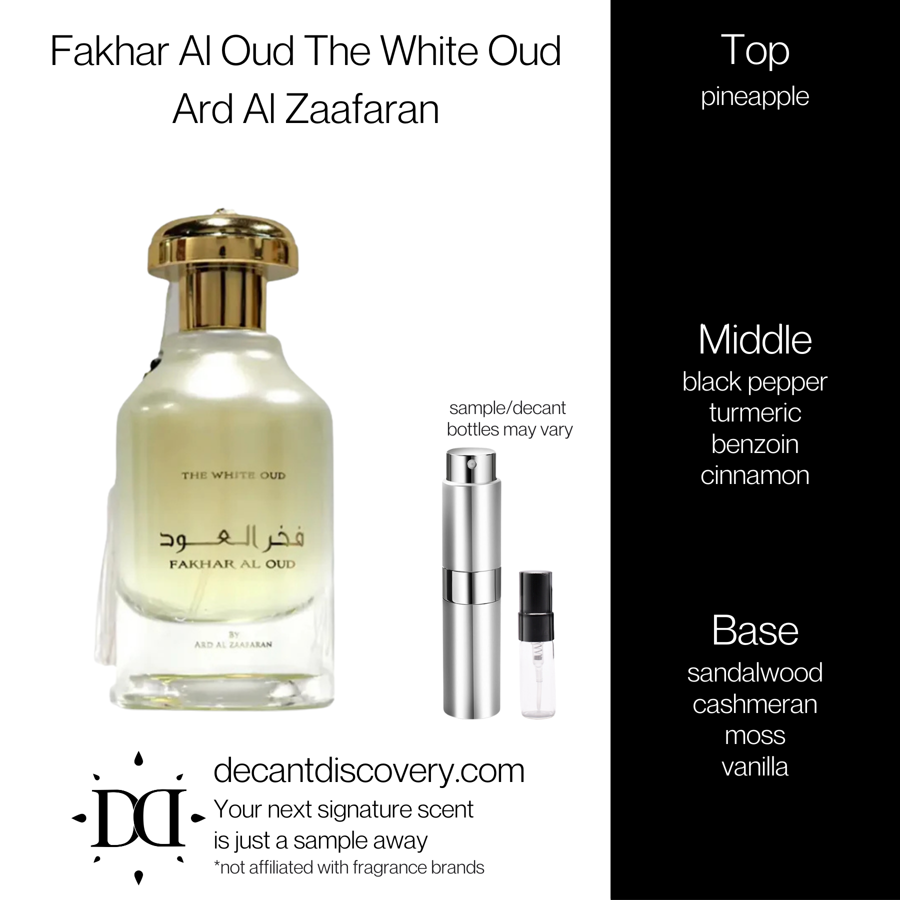 Fakhar Al Oud The White Oud - Ard Al Zaafaran