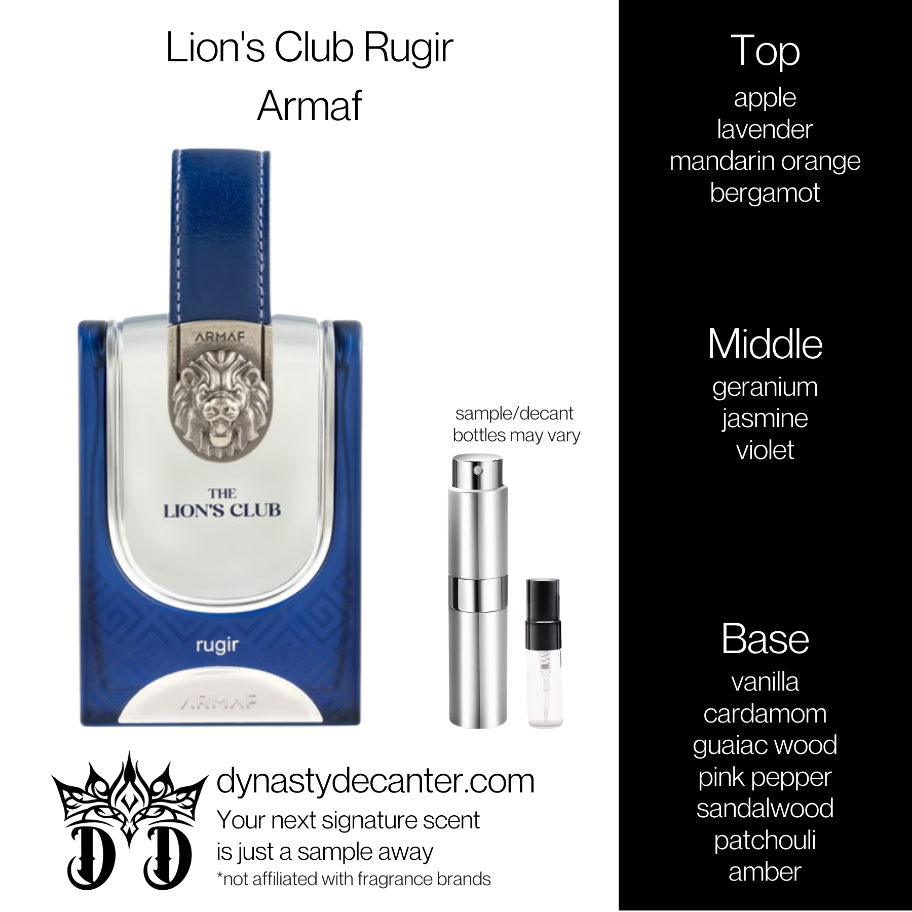Lion's Club Rugir - Armaf