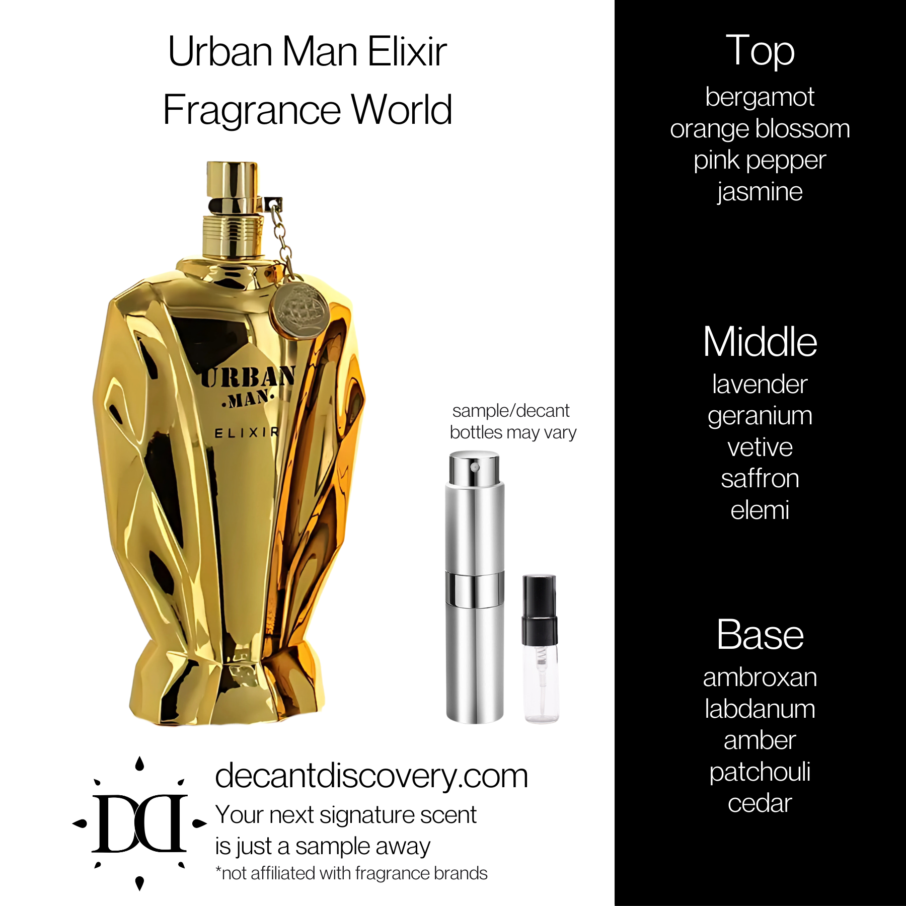 Urban Man Elixir - Fragrance World