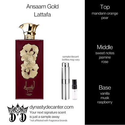 Ansaam Gold - Lattafa