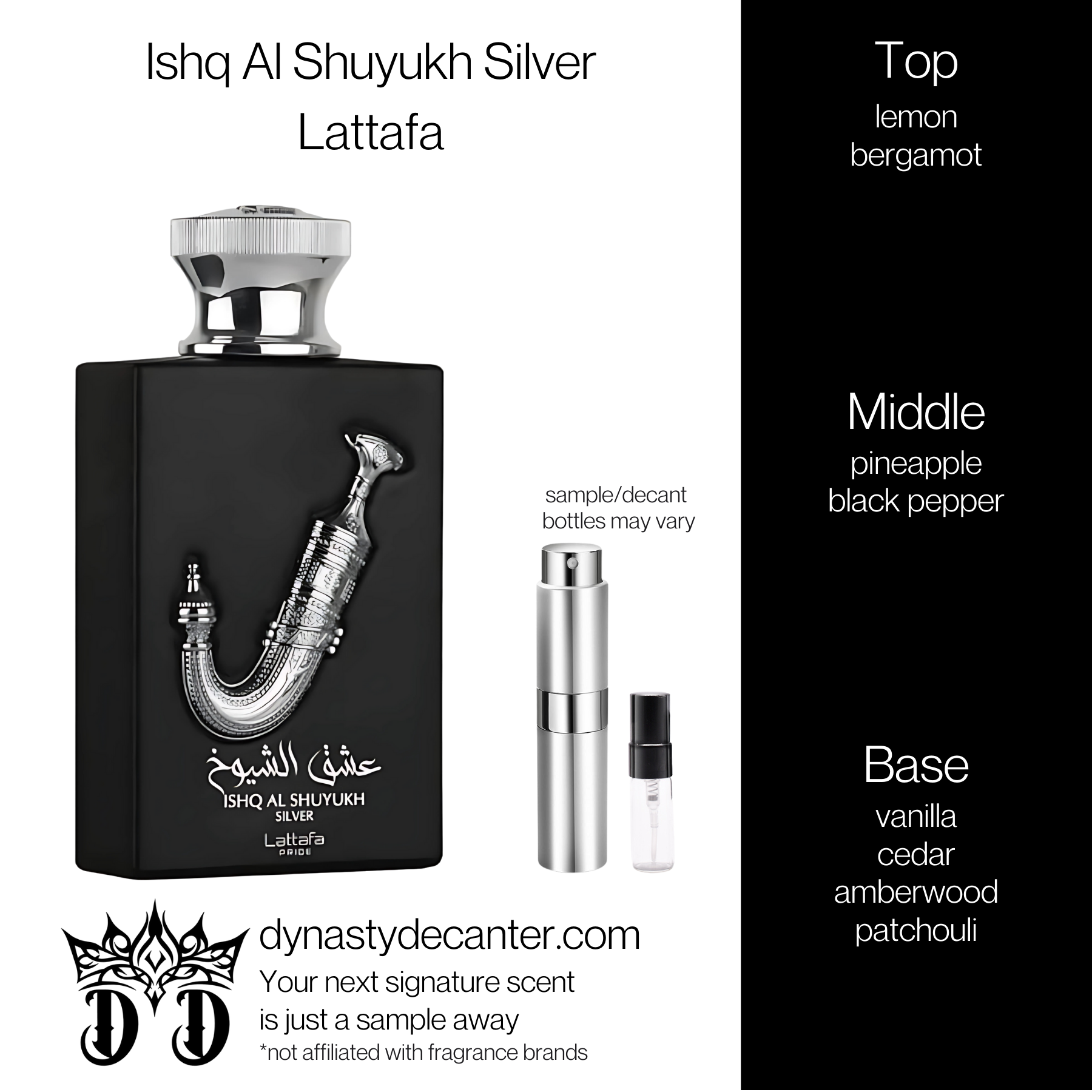 Ishq Al Shuyukh Silver - Lattafa