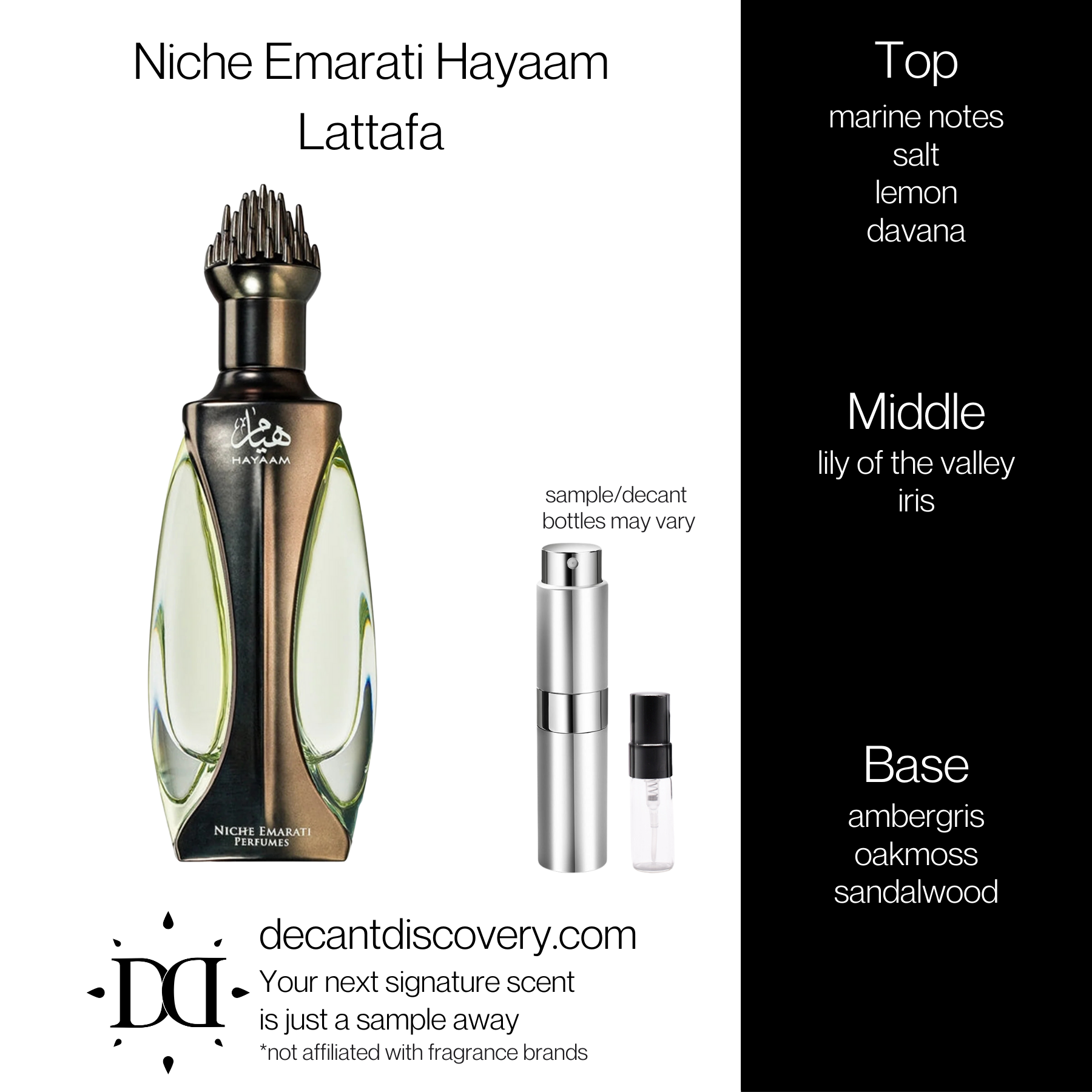 Niche Emarati Hayaam - Lattafa