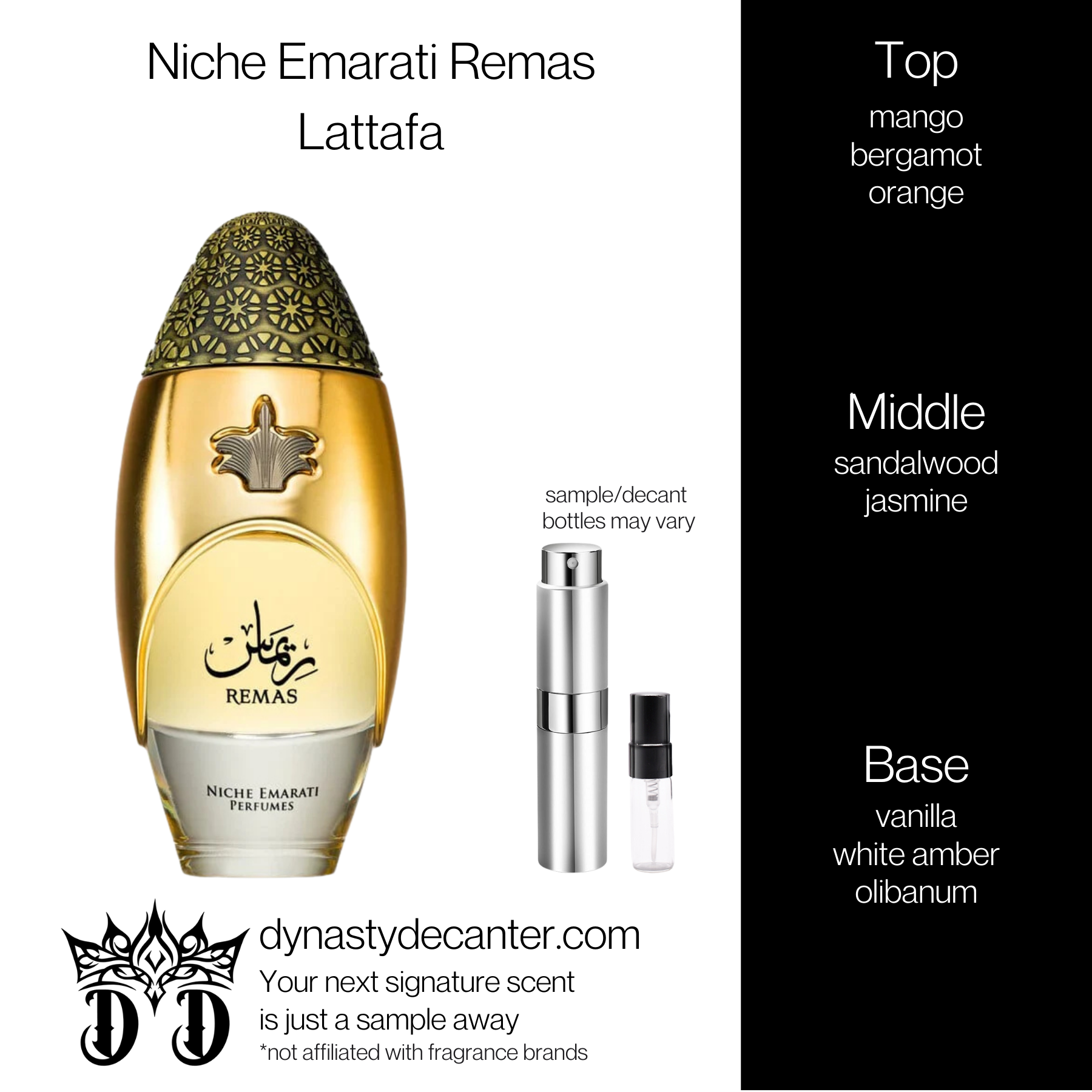 Niche Emarati Remas - Lattafa