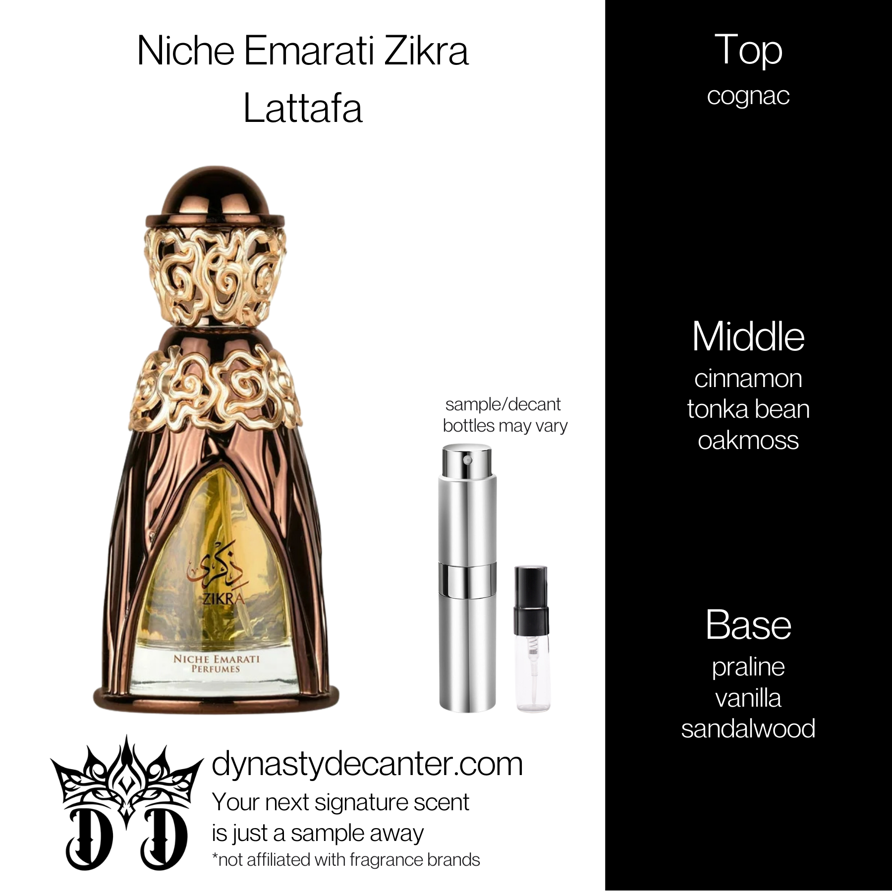 Niche Emarati Zikra - Lattafa