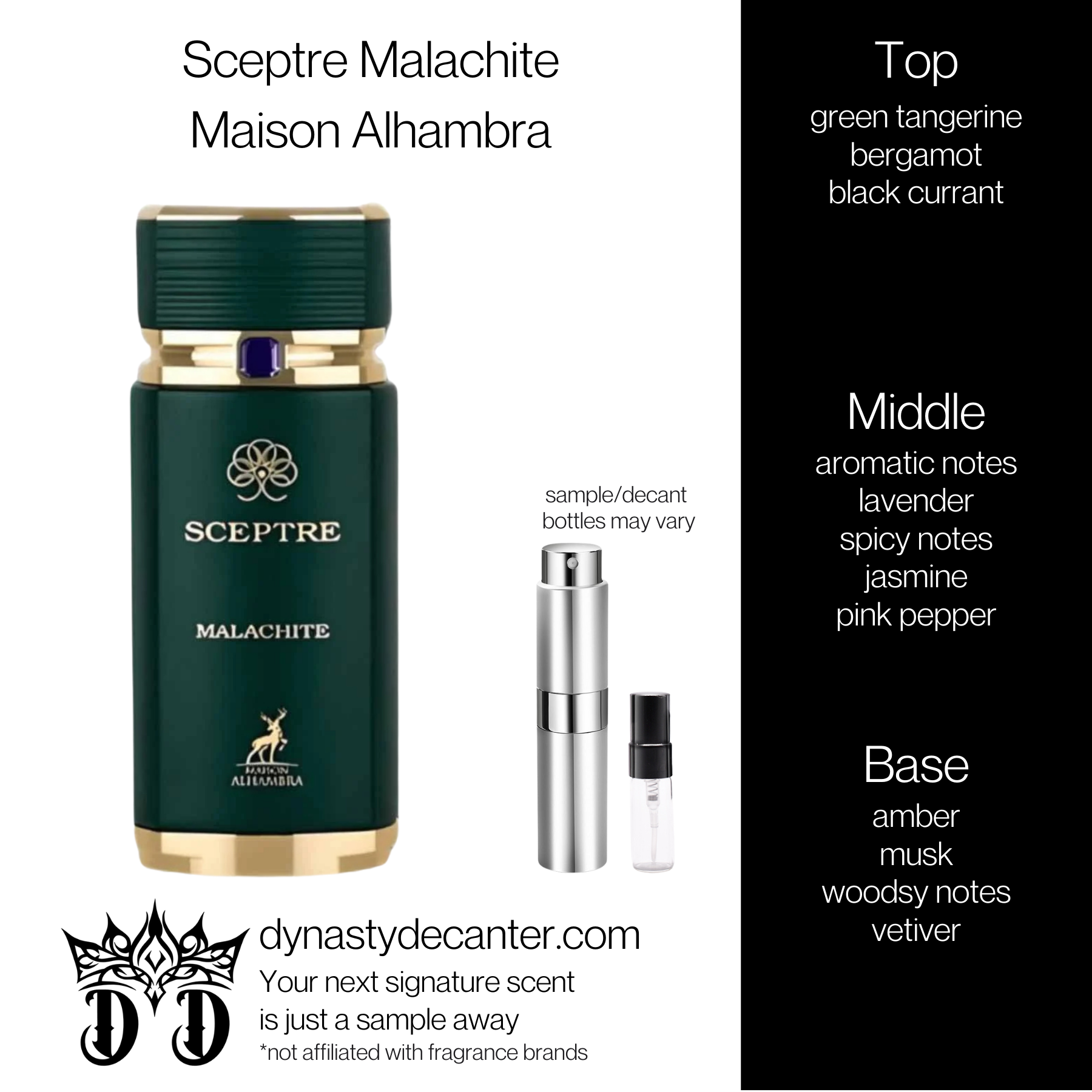 Sceptre Malachite - Maison Alhambra