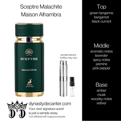 Sceptre Malachite - Maison Alhambra