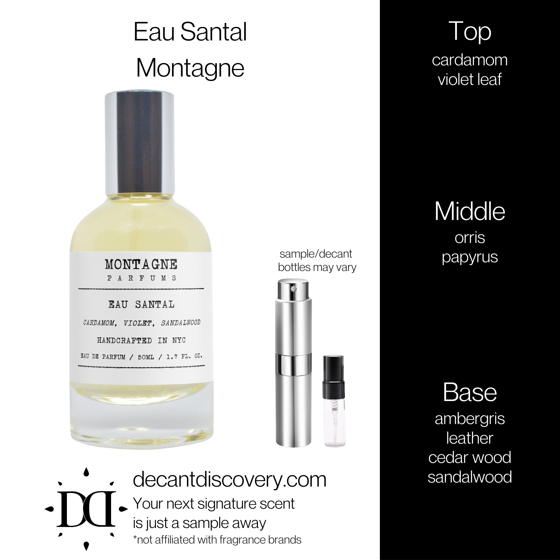 Eau Santal - Montagne