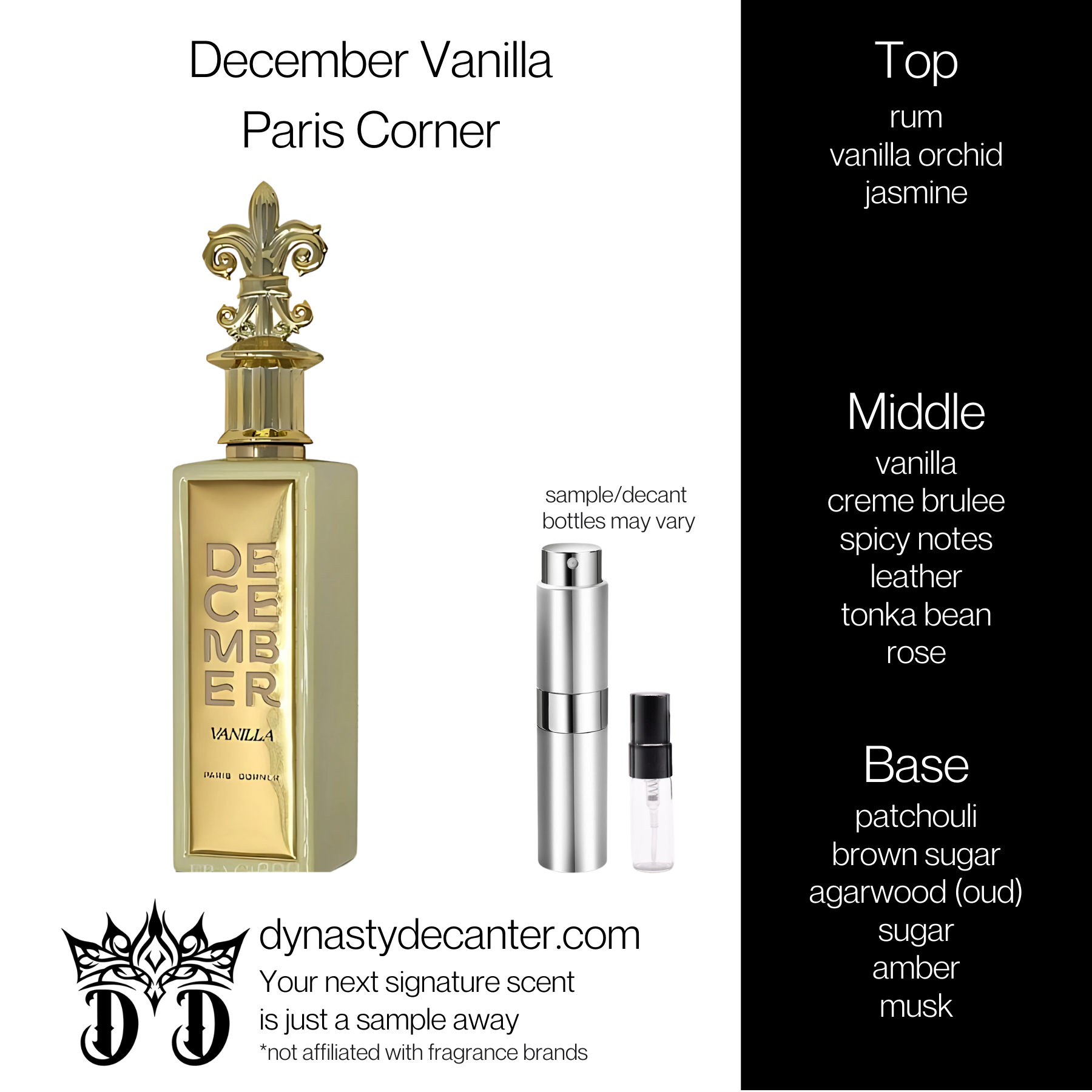 December Vanilla - Paris Corner