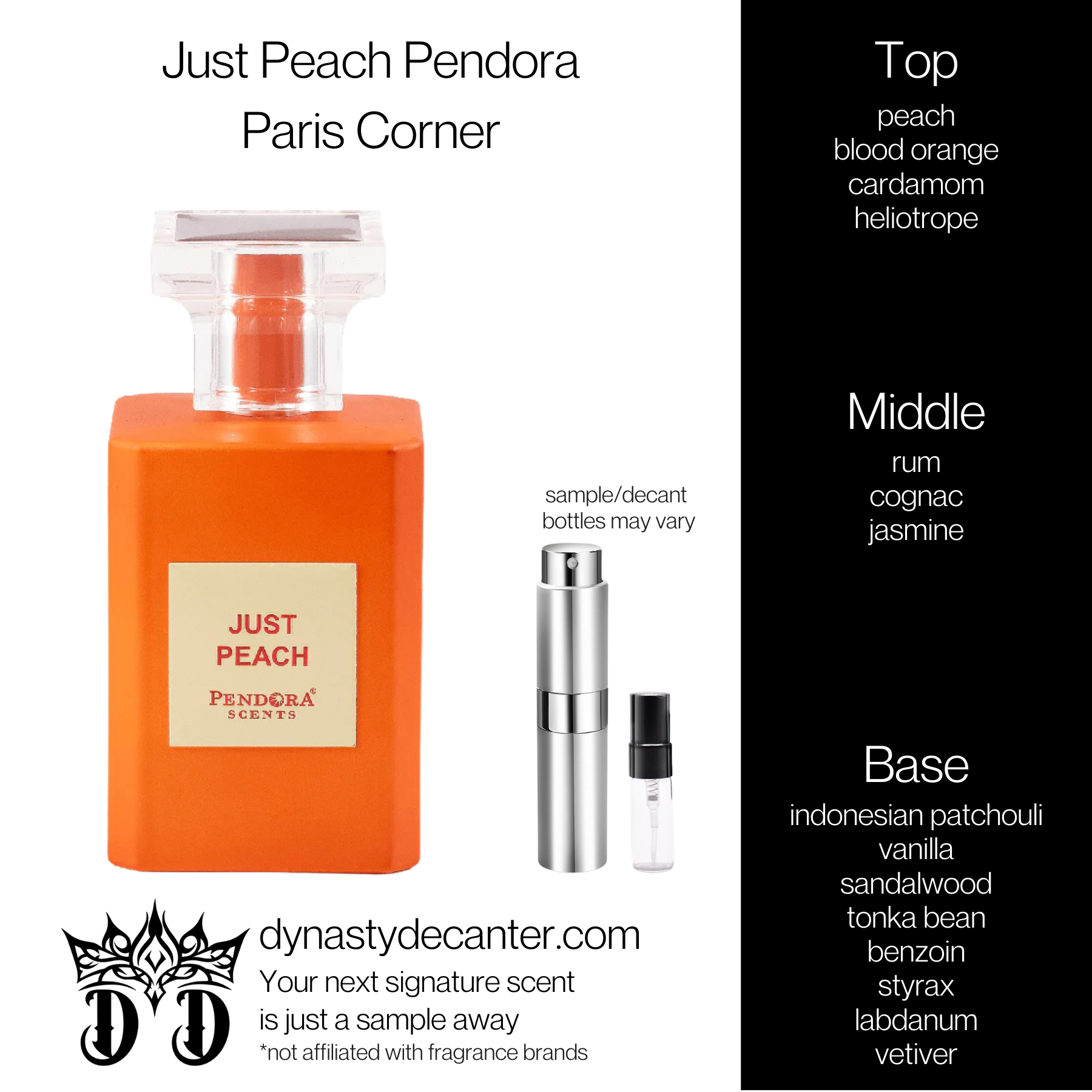 Just Peach Pendora - Paris Corner