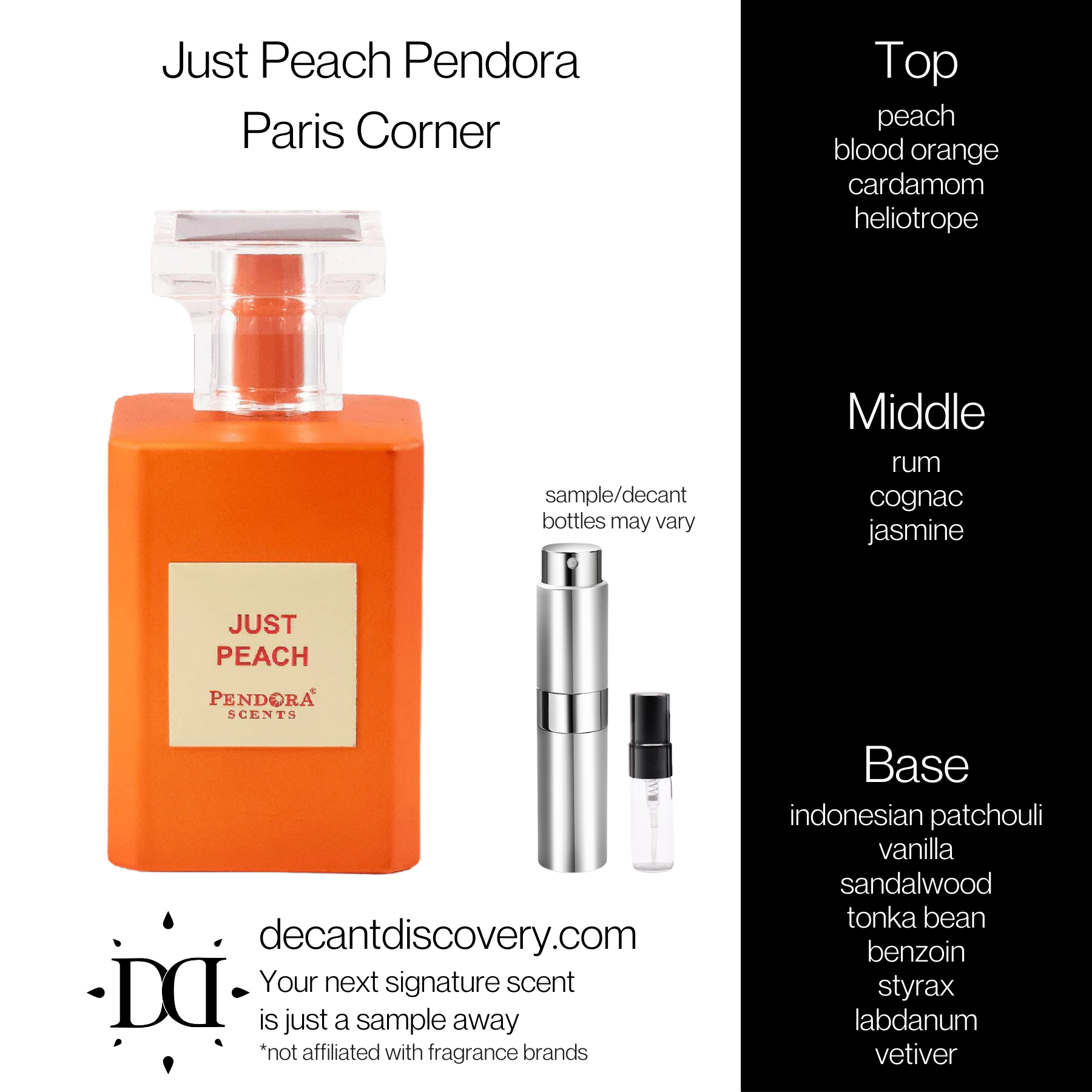 Just Peach Pendora - Paris Corner