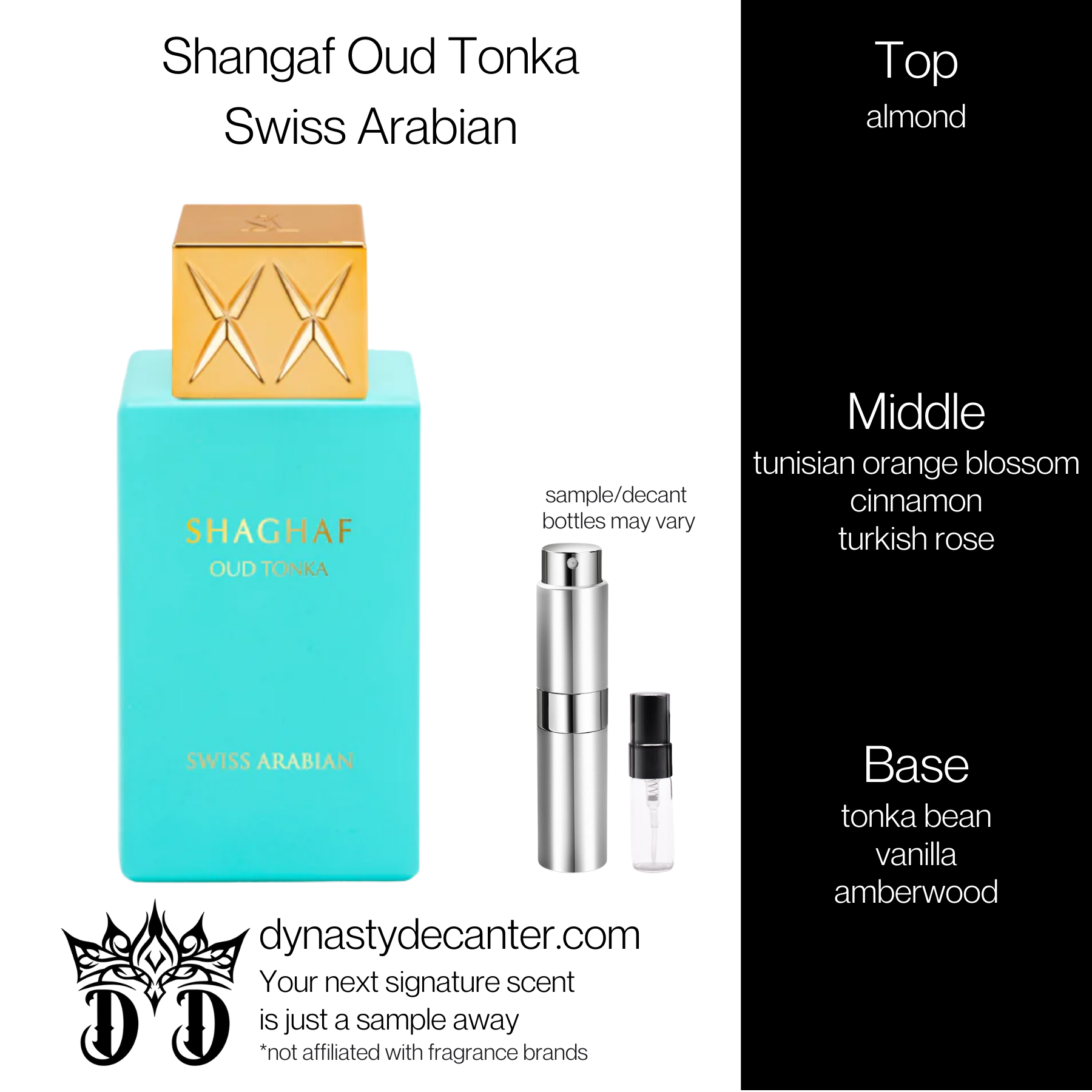 Shangaf Oud Tonka - Swiss Arabian