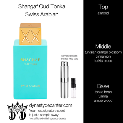 Shangaf Oud Tonka - Swiss Arabian