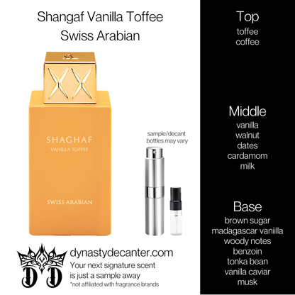 Shangaf Oud Vanilla Toffee - Swiss Arabian