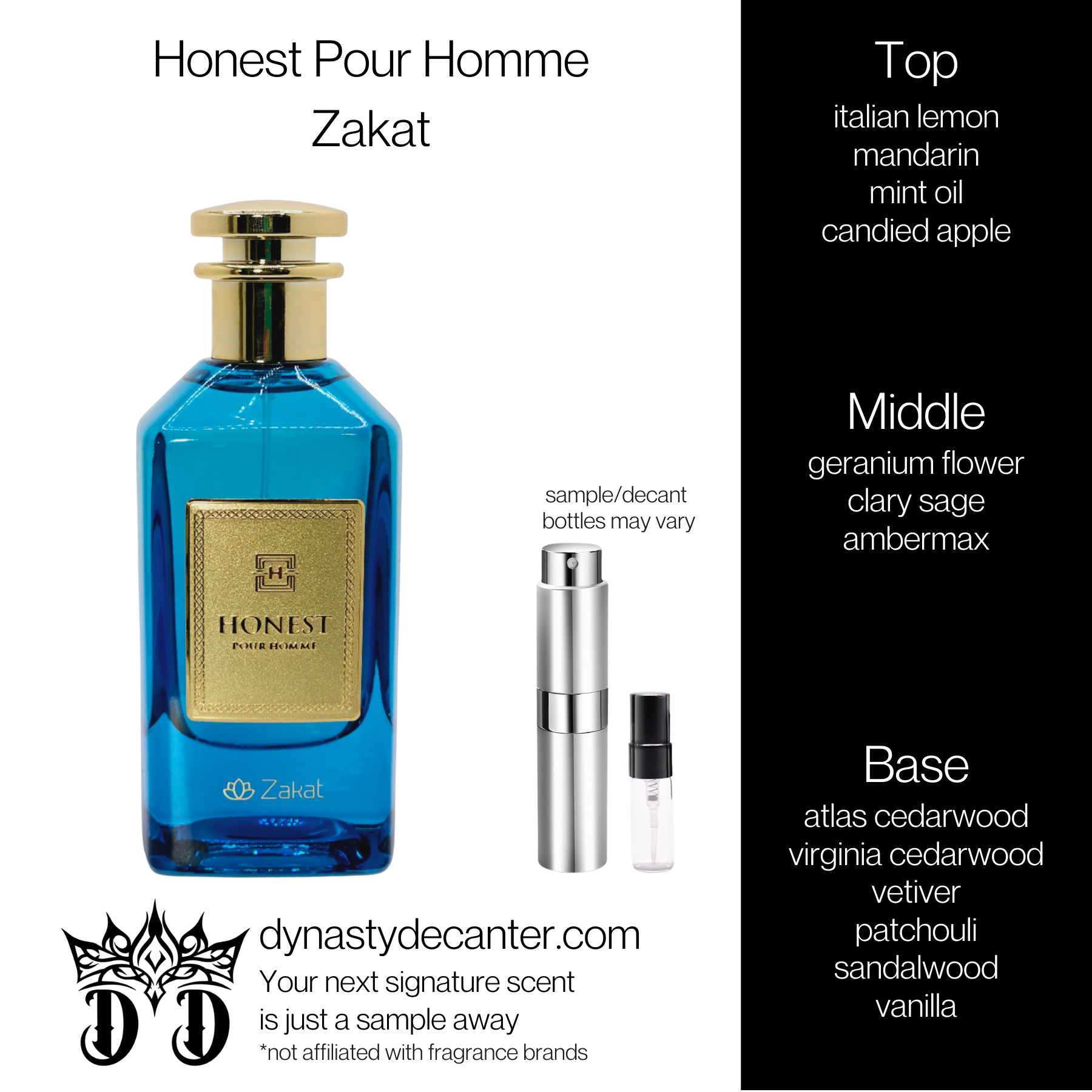 Honest Pour Homme - Zakat