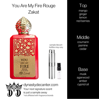 You Are My Fire Rouge - Zakat